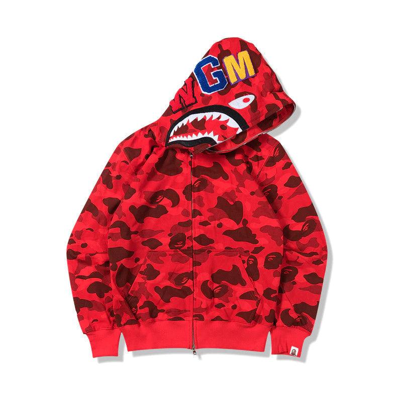 MOLETOM COLOR CAMO SHARK FULL ZIP